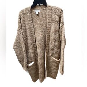 ❤️ LONG OPEN FRONT CARDIGAN SWEATER SIZE XS